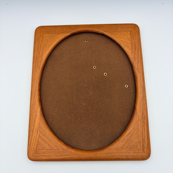 Other - Wood Oval Picture Frame Display Stand Made in Thailand
